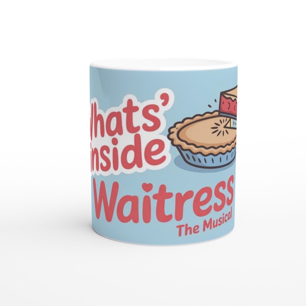 Waitress Musical Mug | What's Inside Pie Design | Theatre Lover Gift | Musical Theatre Present for Her — view 11
