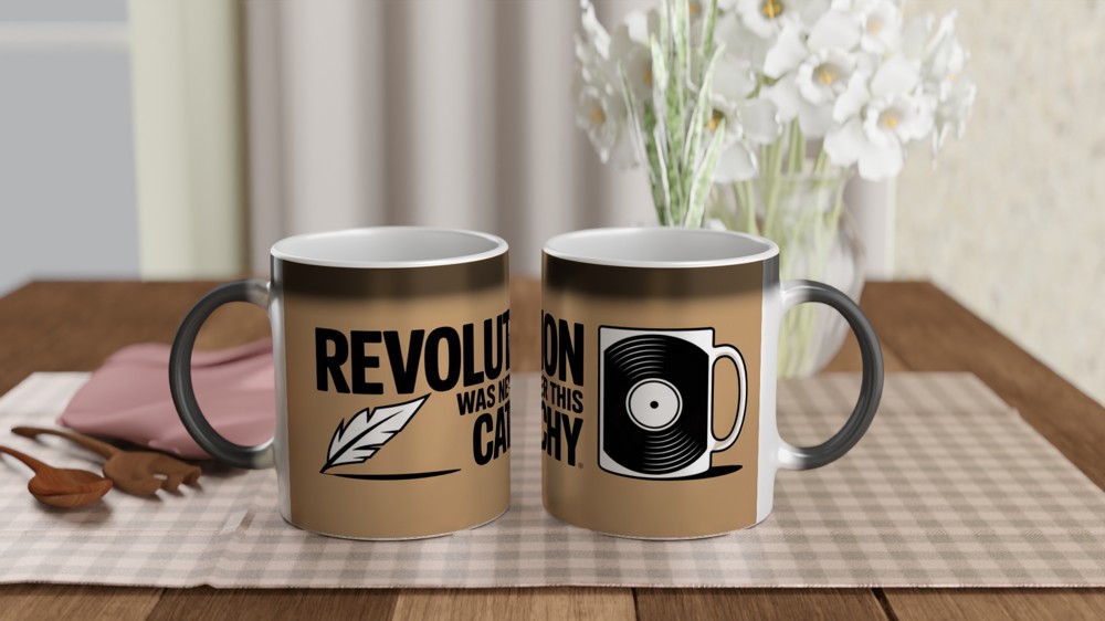 Hamilton Mug | Revolution Was Never This Catchy Quote | Musical Theatre Gift | West End Theatre Lover Present — view 3