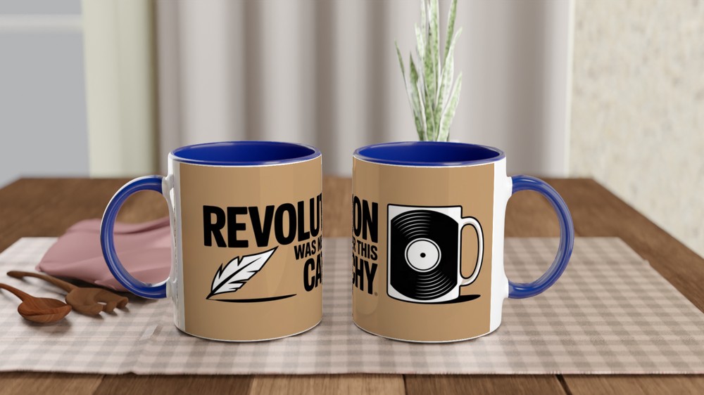 Hamilton Mug | Revolution Was Never This Catchy Quote | Musical Theatre Gift | West End Theatre Lover Present — view 4