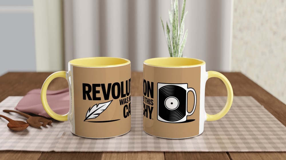 Hamilton Mug | Revolution Was Never This Catchy Quote | Musical Theatre Gift | West End Theatre Lover Present — view 8