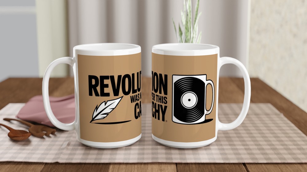 Hamilton Mug | Revolution Was Never This Catchy Quote | Musical Theatre Gift | West End Theatre Lover Present — view 2