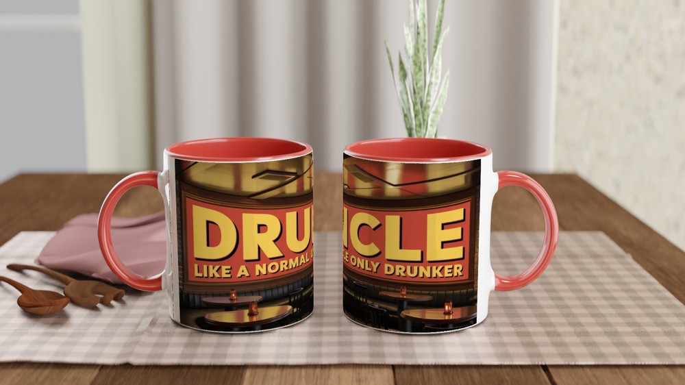 Drunkle Mug | Funny Uncle Gift | Pub Theme Beer Drinker Present | Uncle Birthday Christmas Gift for Him — view 7