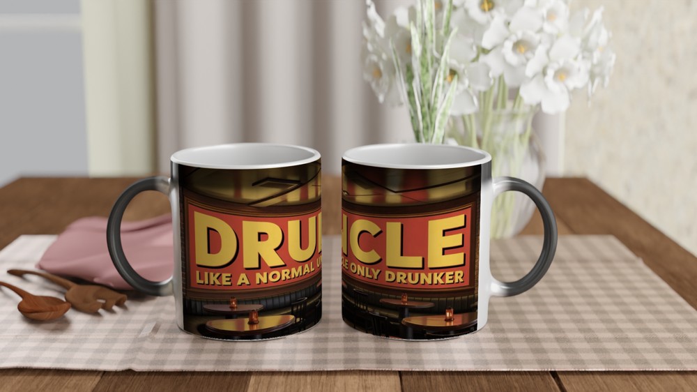 Drunkle Mug | Funny Uncle Gift | Pub Theme Beer Drinker Present | Uncle Birthday Christmas Gift for Him — view 3