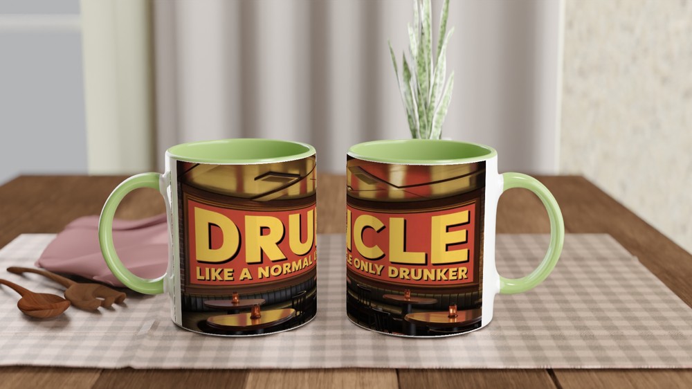 Drunkle Mug | Funny Uncle Gift | Pub Theme Beer Drinker Present | Uncle Birthday Christmas Gift for Him — view 5