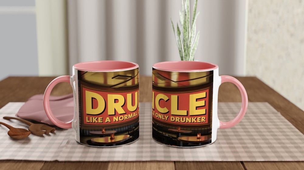 Drunkle Mug | Funny Uncle Gift | Pub Theme Beer Drinker Present | Uncle Birthday Christmas Gift for Him — view 6