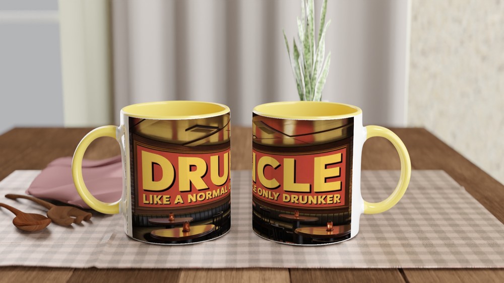 Drunkle Mug | Funny Uncle Gift | Pub Theme Beer Drinker Present | Uncle Birthday Christmas Gift for Him — view 8