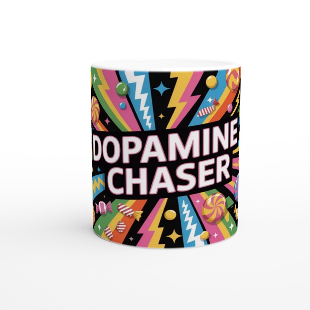 Dopamine Chaser Pop Art Candy Explosion Mug — view 11