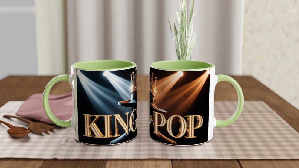 MJ the Musical Mug | Legacy Finale Fedora and Crown Design | Musical Theatre Gift | Present for Theatre Lovers — view 5