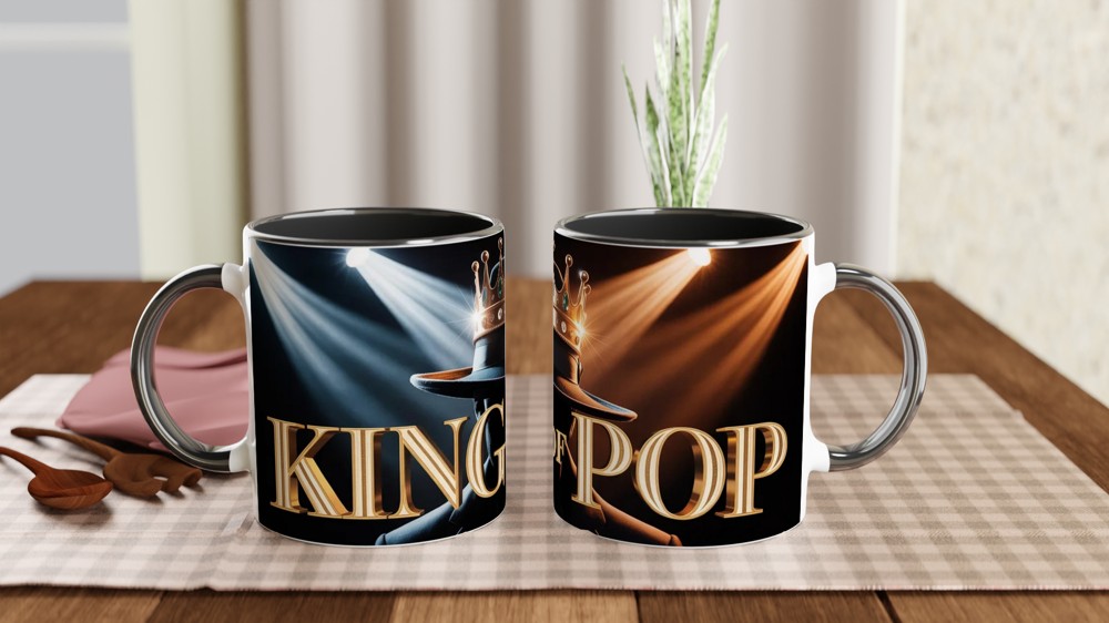MJ the Musical Mug | Legacy Finale Fedora and Crown Design | Musical Theatre Gift | Present for Theatre Lovers — view 9