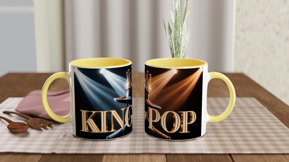 MJ the Musical Mug | Legacy Finale Fedora and Crown Design | Musical Theatre Gift | Present for Theatre Lovers — view 8