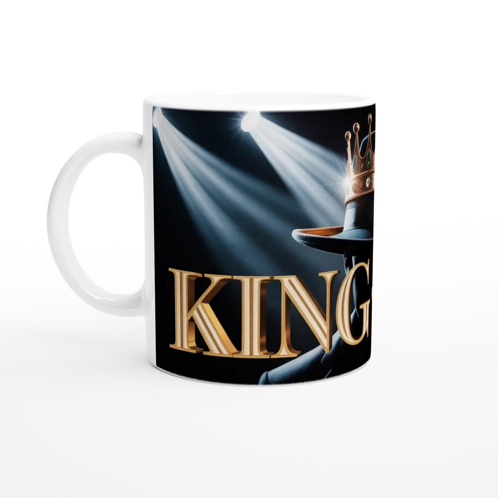 MJ the Musical Mug | Legacy Finale Fedora and Crown Design | Musical Theatre Gift | Present for Theatre Lovers — view 10