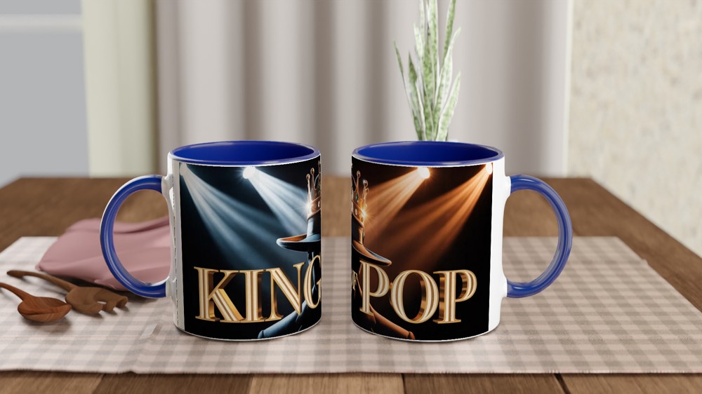 MJ the Musical Mug | Legacy Finale Fedora and Crown Design | Musical Theatre Gift | Present for Theatre Lovers — view 4