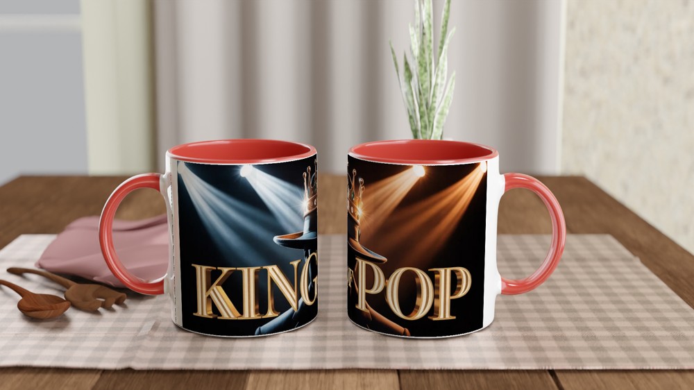 MJ the Musical Mug | Legacy Finale Fedora and Crown Design | Musical Theatre Gift | Present for Theatre Lovers — view 7