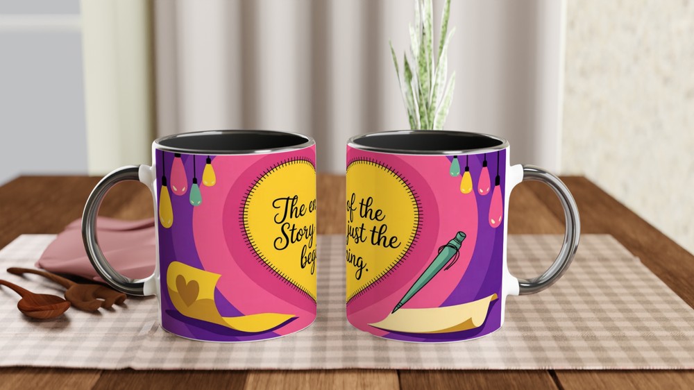 & Juliet Mug | The End of the Story Quote | Musical Theatre Gift | Graduation and New Job Present for Her — view 9