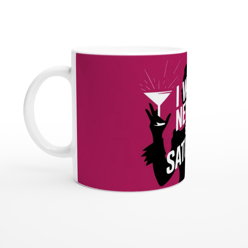 I Will Never Be Satisfied - Woman Silhouette Mug — view 10
