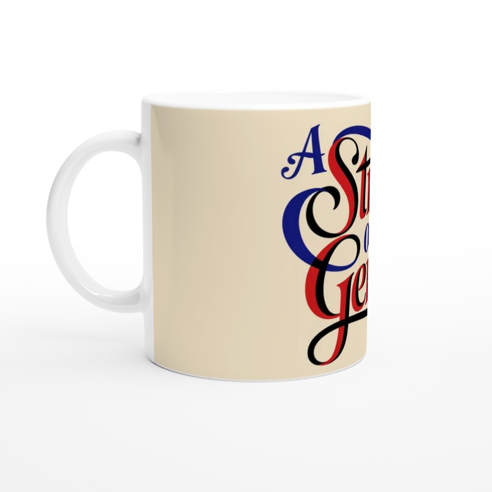 A Stroke of Genius - Decorative Typography Mug — view 10