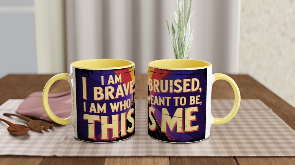 This Is Me Inspirational Quote Mug — view 8