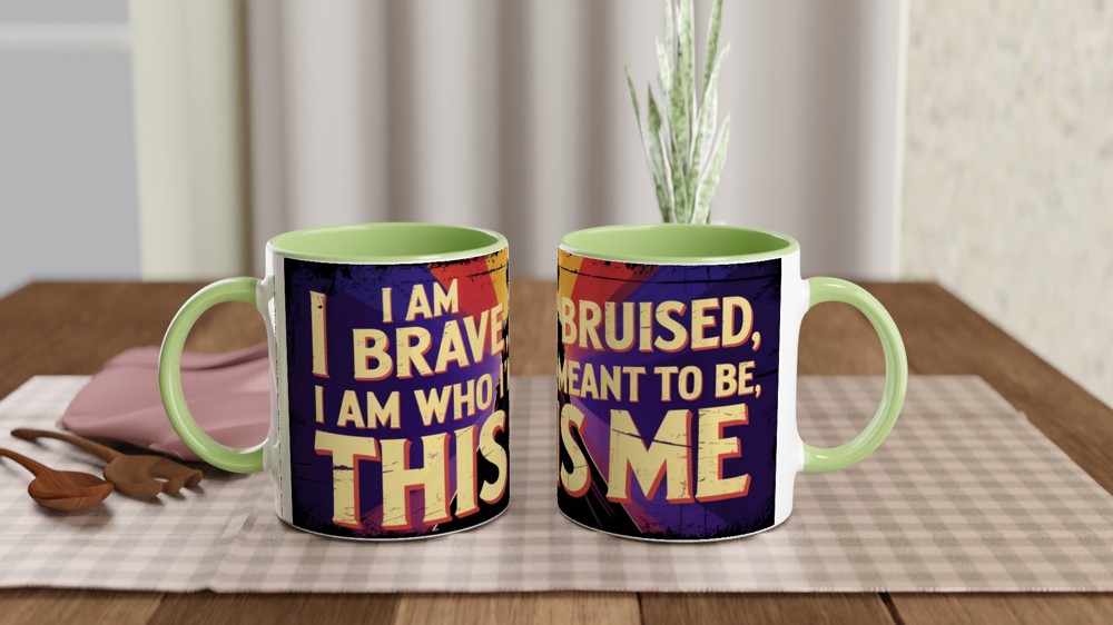 This Is Me Inspirational Quote Mug — view 5