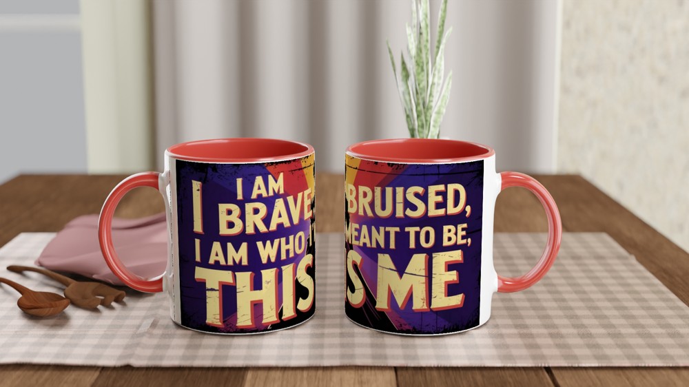 This Is Me Inspirational Quote Mug — view 7