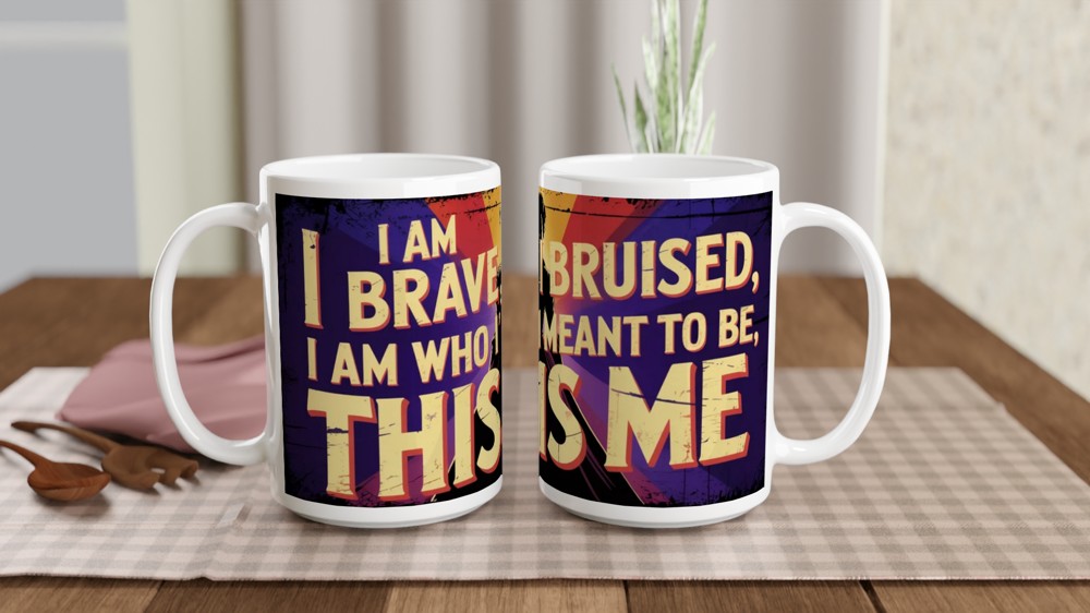 This Is Me Inspirational Quote Mug — view 2