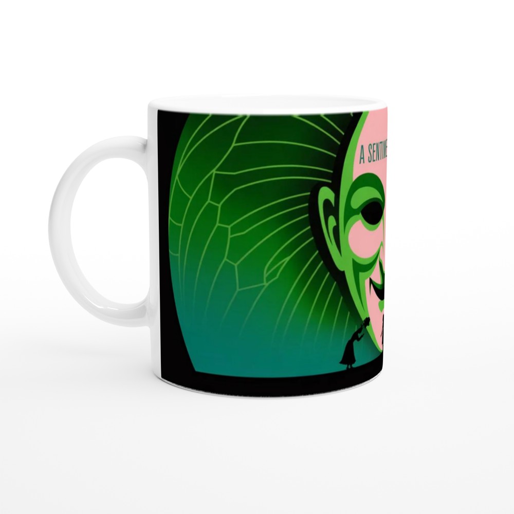 A Sentimental Man Green Theatre Mask Design — view 10
