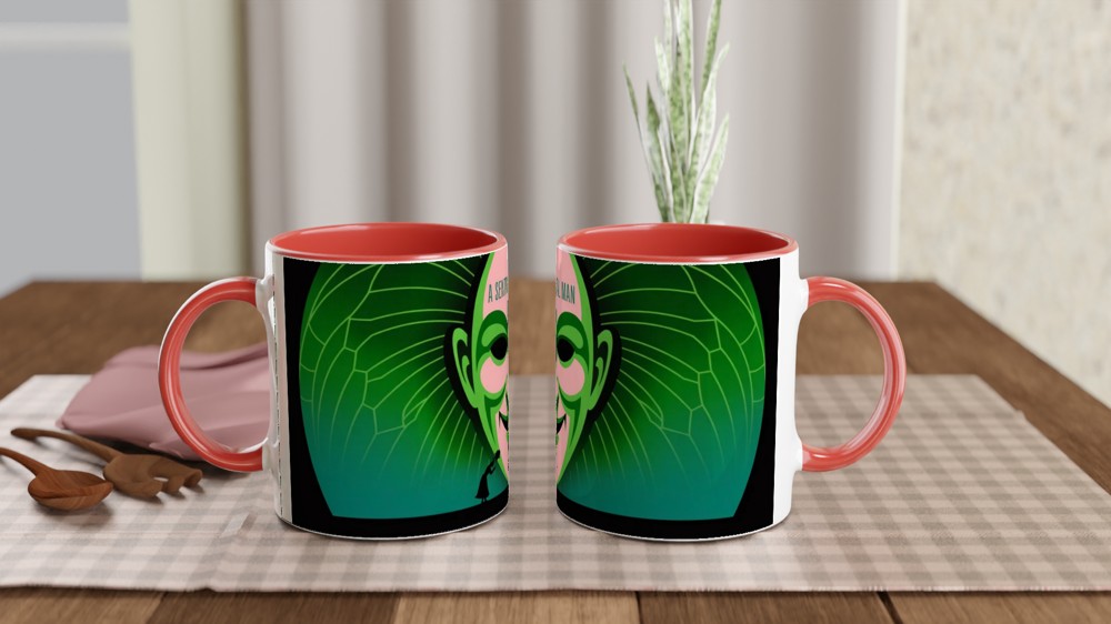 A Sentimental Man Green Theatre Mask Design — view 7