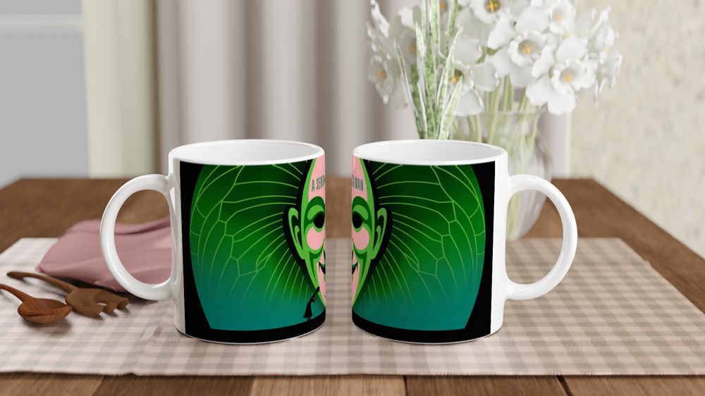 A Sentimental Man Green Theatre Mask Design