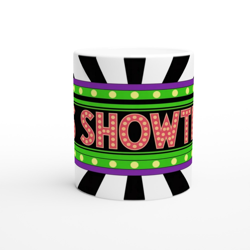 It's Showtime Retro Marquee Sign Mug — view 11