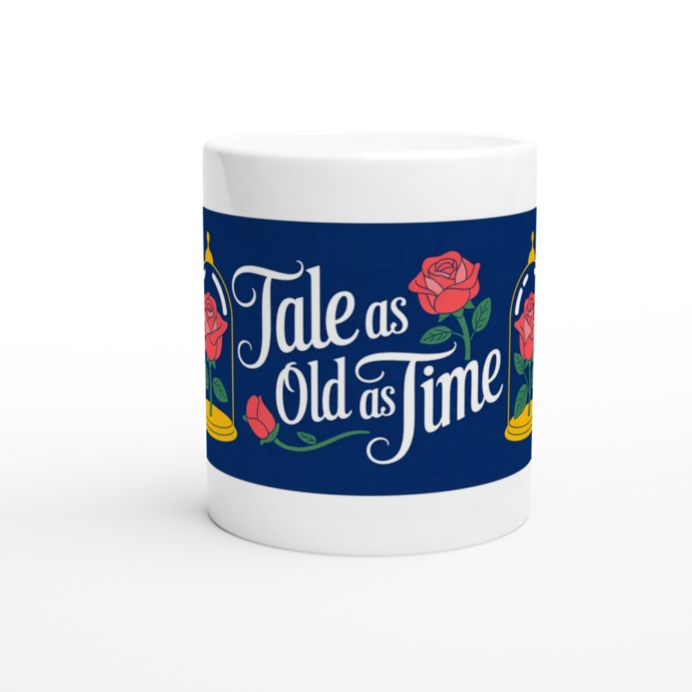 Beauty and the Beast Mug | Tale As Old As Time Quote | Musical Theatre Gift | Romantic Anniversary Present for Her — view 11