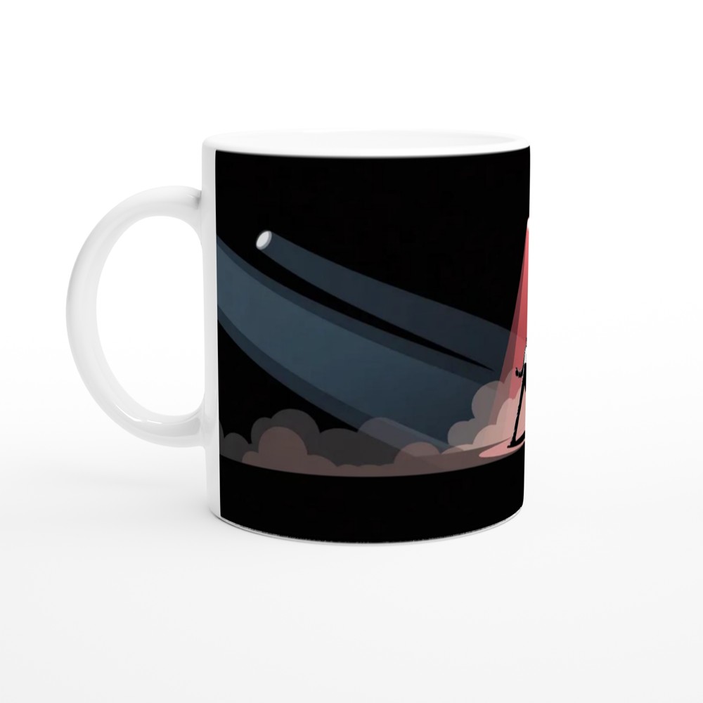 Stage Performer Silhouette Spotlight Dance Mug — view 10