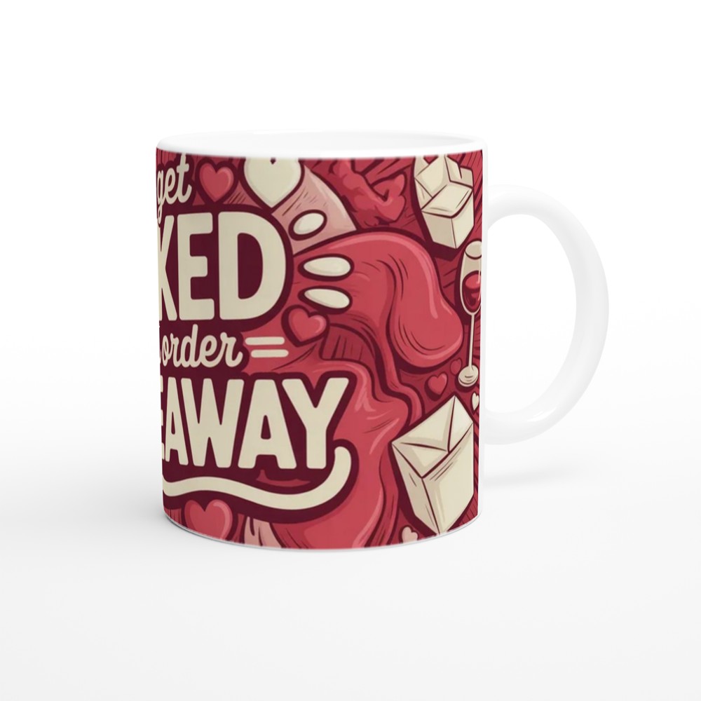 Funny Valentine Mug | Let's Get Naked and Order Takeaway | Rude Anniversary Gift for Couples | Cheeky Husband Wife Present — view 11