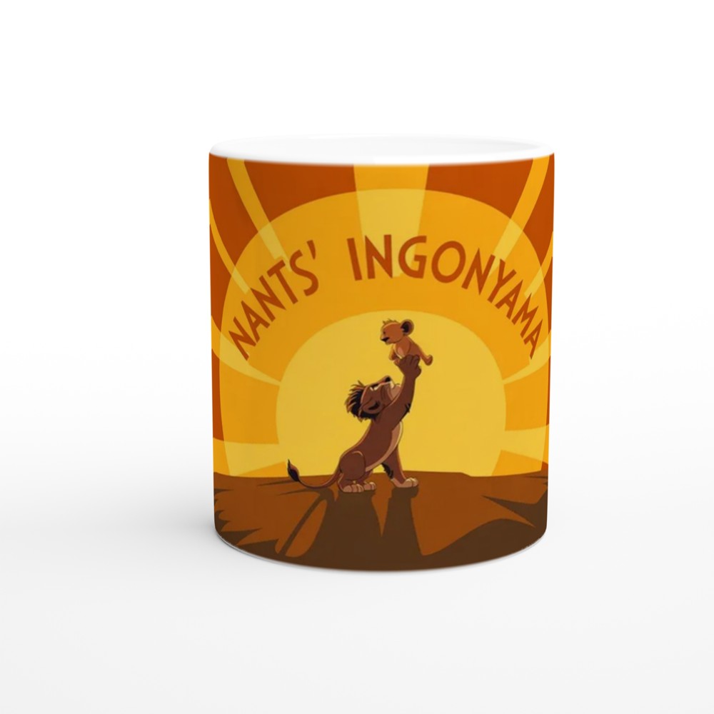 Lion King Mug | 'Nants' Ingonyama' Quote | Musical Theatre Gift | West End Theatre Lover Present — view 11