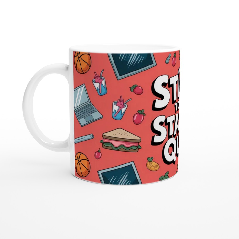 High School Musical Mug | Stick to the Status Quo Gift | Cafeteria Song Theatre Present | Musical Theatre Mug for Best Friend — view 10