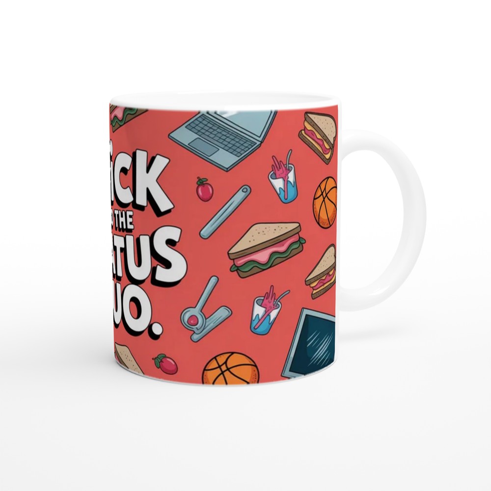 High School Musical Mug | Stick to the Status Quo Gift | Cafeteria Song Theatre Present | Musical Theatre Mug for Best Friend — view 12