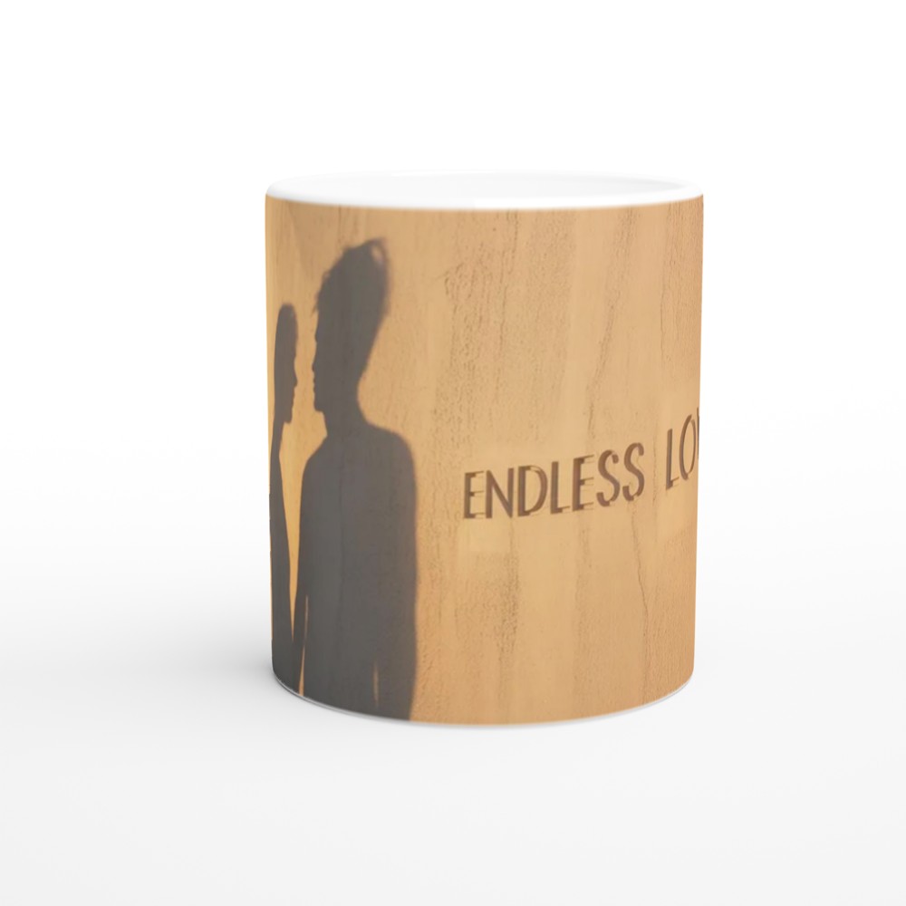 Endless Love Couple Shadows Romantic Mug — view 11