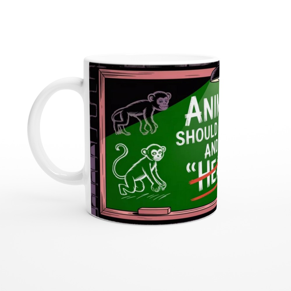 Animals Should Be Seen And Not Heard - Funny Animal Lover Mug — view 10