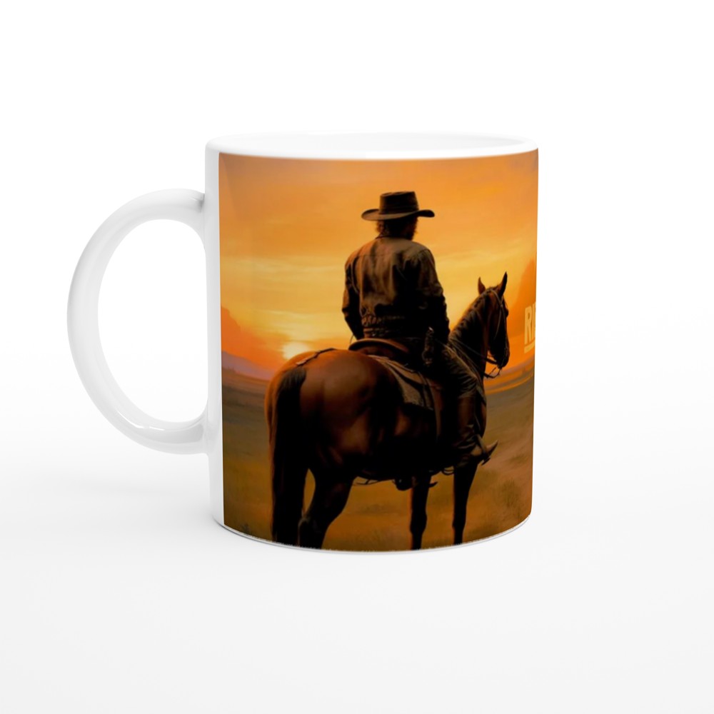 Ride Into The Sunset Western Cowboy Mug — view 10
