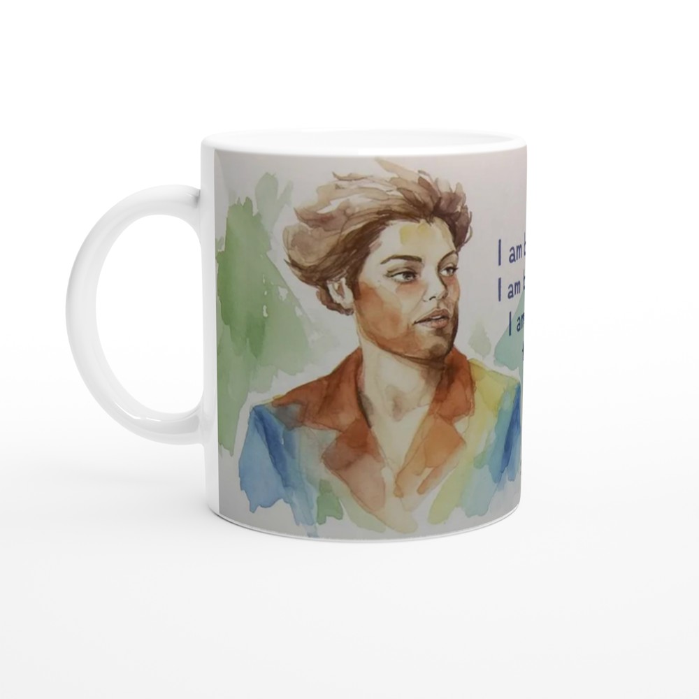 This Is Me Inspirational Watercolor Portrait Mug — view 10