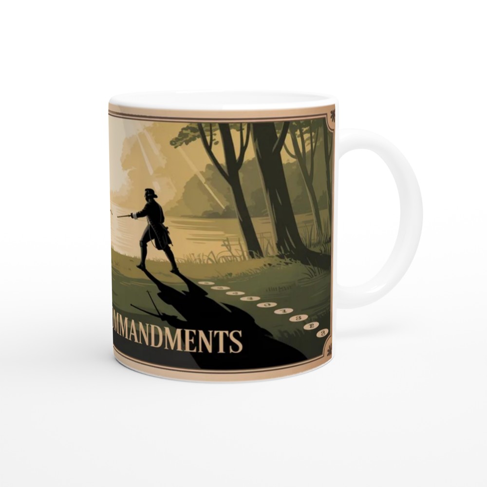 Ten Duel Commandments Historical Duel Scene Mug — view 12