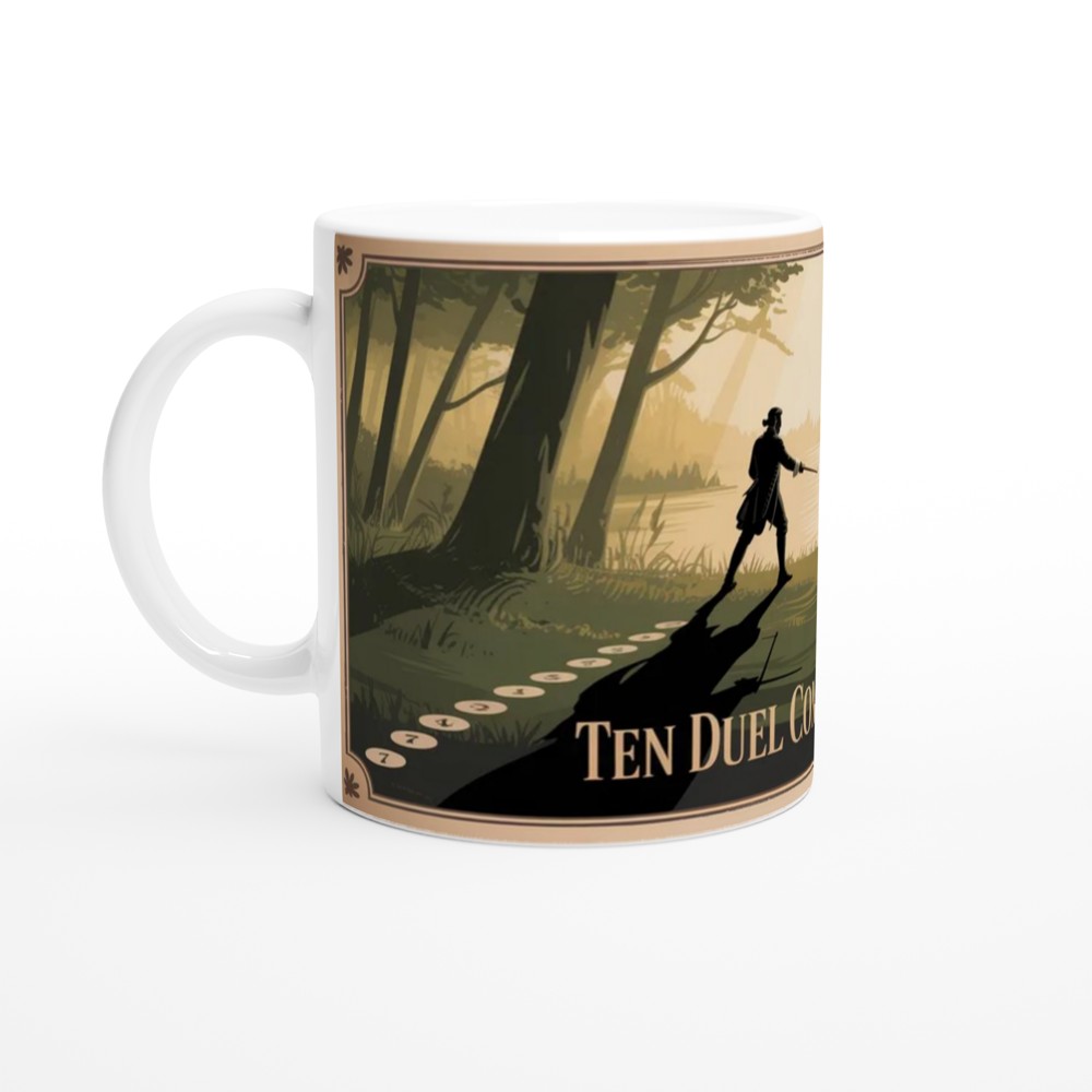 Ten Duel Commandments Historical Duel Scene Mug — view 10