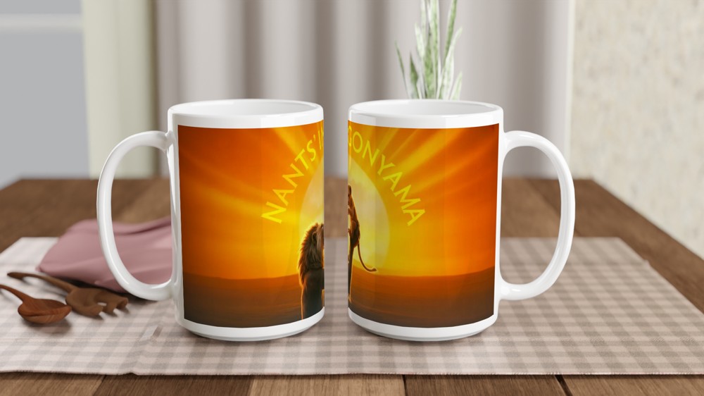Nants' Ingonyama Lion King Sunrise Mug — view 2