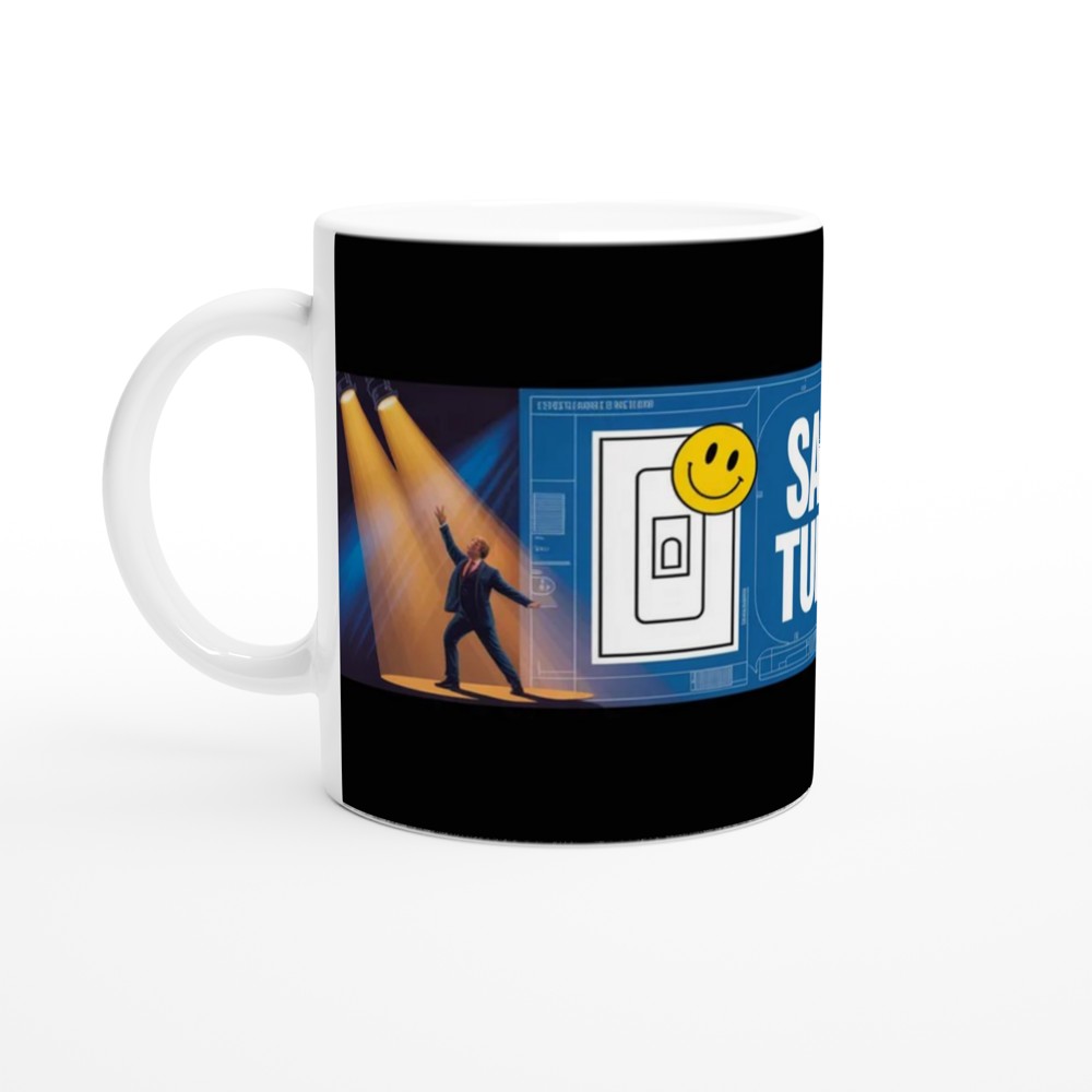 Sadness? Turn It Off - Funny Motivational Mug — view 10