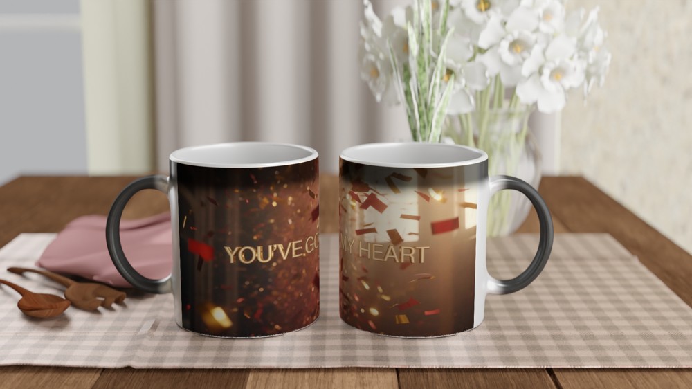 You've Got My Heart Confetti Celebration Mug — view 3