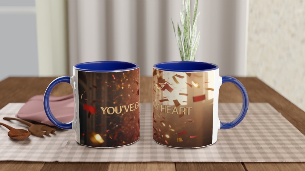 You've Got My Heart Confetti Celebration Mug — view 4