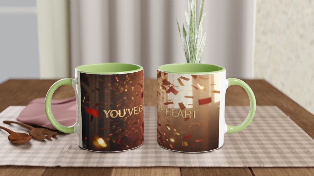 You've Got My Heart Confetti Celebration Mug — view 5