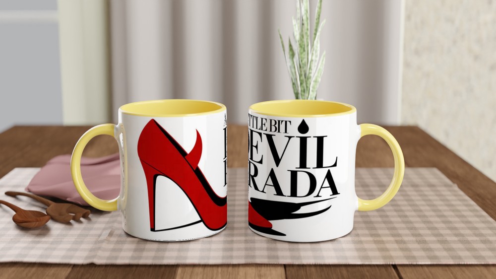 A Little Bit Devil Prada Red Stiletto Mug — view 8