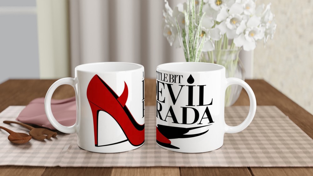 A Little Bit Devil Prada Red Stiletto Mug