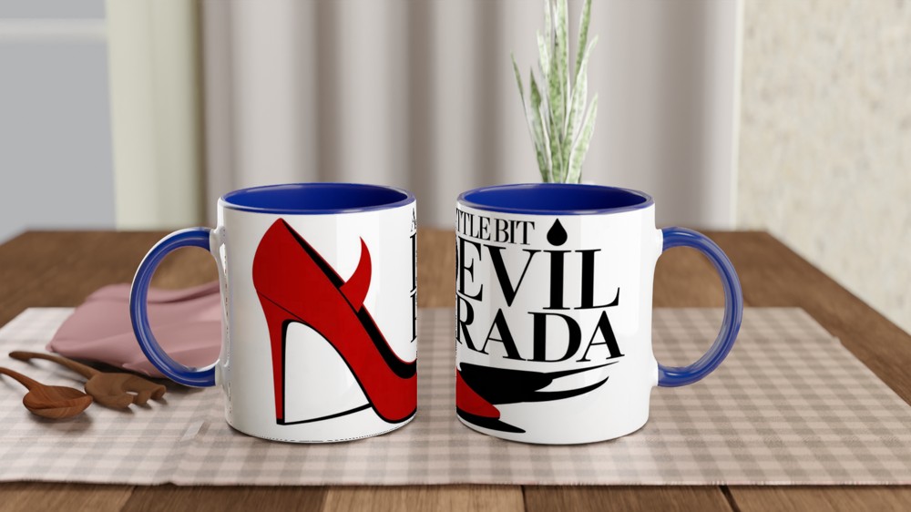 A Little Bit Devil Prada Red Stiletto Mug — view 4
