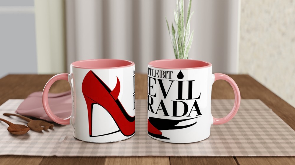 A Little Bit Devil Prada Red Stiletto Mug — view 6