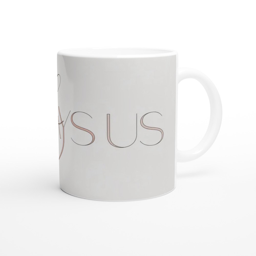 Always Us Elegant Typography Romantic Mug — view 12